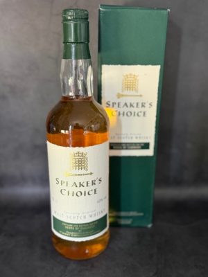 Rare 1991 House of Commons ‘Speaker’s Choice’ Single Malt Scotch Whisky – Bernard Weatherill Era